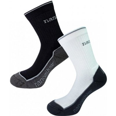 Nanosilver Sportovní termo ponožky se stříbrem Bílá