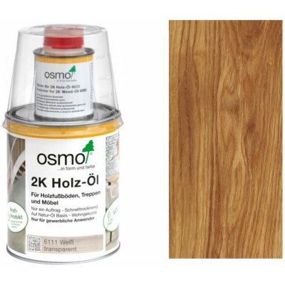 Osmo 6100 2K olej na dřevo 0,375 l Matný – Sleviste.cz