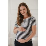 Kojící tričko halenka Two Ways Navy Stripes I kr.rukáv – Hledejceny.cz