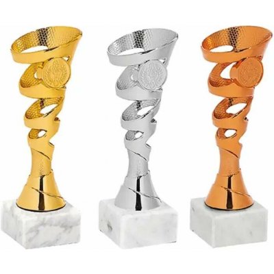 Sada pohárů zlato/stříbro/bronz 1010215 – Hledejceny.cz