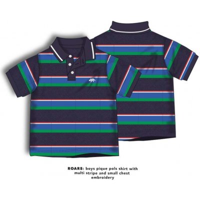 Tričko chlapecké Polo s krátkým rukávem Minoti Roar kluk – Zbozi.Blesk.cz