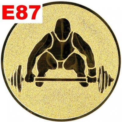 Emblém E87 VZPÍRÁNÍ umístění na sportovní pohár nebo medaili 25 mm – Hledejceny.cz