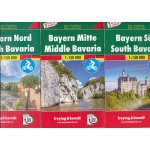 cyklomapa Bayern (Bavorsko) soubor 3 map 1:150 t. – Hledejceny.cz