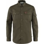 Fjällräven plátěná košile dlouhý rukáv Singi trekking dark olive – Hledejceny.cz