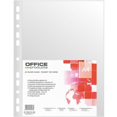 Office Products A4 40 mikronů transparentní 100 ks – Zboží Mobilmania