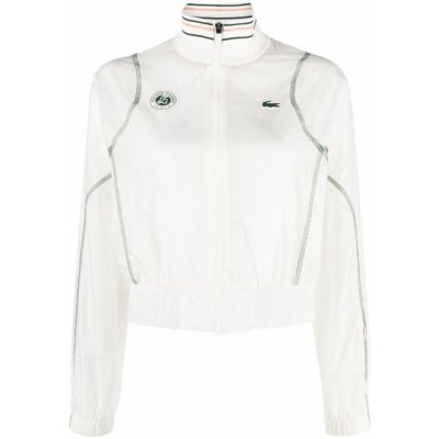 Lacoste Sport Roland Garros Edition Post-Match Cropped Jacket white/green