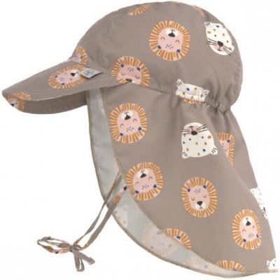 Lassig Sun Protection Flap Hat wild cats choco – Zboží Mobilmania