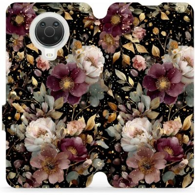 Mobiwear - Nokia G20 / Nokia G10 - V169S Zlatavé kvítky – Sleviste.cz