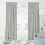 Látka Blackout UNI 164 sv.šedý na závěsy, polštářky - 250 x 145 cm – Hledejceny.cz