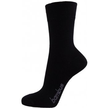 Klasické ponožky z BAMBUSOVÉ VISKÓZY černá