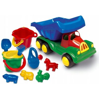 HEMAR Nákladní auto Malý sklápěč se sadou na písek – Sleviste.cz