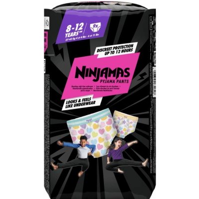 Ninjamas Pyjama Pants 27-43 kg Heart 9 ks – Sleviste.cz