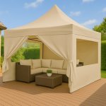 Instent M73203 3x3 m, béžový + 4 bočnice – Sleviste.cz