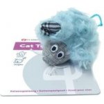 Flamingo hračka pro kočku chrastící myška s catnipem modrá 14 cm – Hledejceny.cz