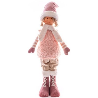 MagicHome Vianoce Dekoracia XmMX372 Chlapec ružový 75 cm – Sleviste.cz