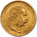 Münze Österreich Zlatá mince 8 zlatník Františka Josefa I. 1892 Novoražba 6,45 g – Zboží Dáma