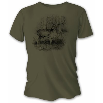 Tričko Tetrao daněk velký zelené – Sleviste.cz