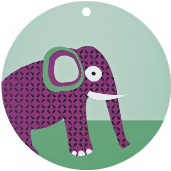 LÄSSIG silikonová podložka SILICONE PLACEMAT WILDLIFE Elephant