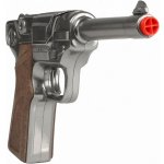 Alltoys policejní pistole stříbrná kovová 8 ran – Zboží Dáma