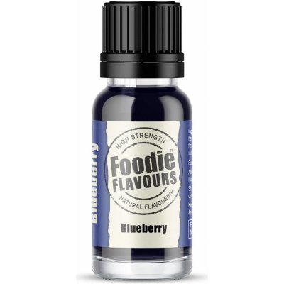 Foodie Flavours Přírodní koncentrované aroma 15 ml borůvka – Zboží Dáma