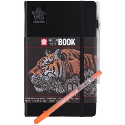 Sakura cestovní blok sketch černé listy 13x21 cm 80 listů – Sleviste.cz