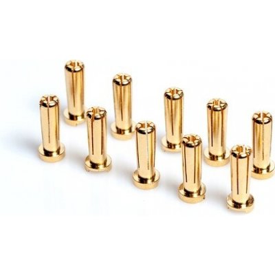 LRP 5mm/G5 Gold Works Team/zlaté konektory 18mm 10ks. Electronic – Zboží Mobilmania