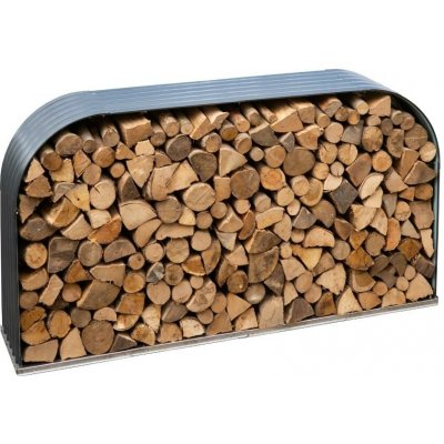 Přístřešek na dřevo WESTMANN 212 x 46 x 111 cm plechový antracit – Sleviste.cz