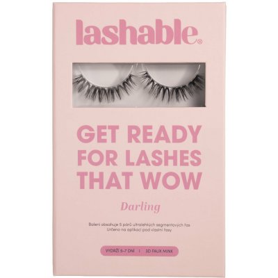 Lashable umělé nalepovací řasy Darling 7-13mm 5 párů – Zboží Dáma