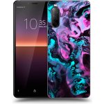 Pouzdro Picasee silikonové Sony Xperia 10 II - Lean černé – Hledejceny.cz