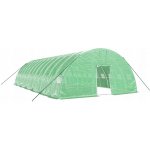 vidaXL s ocelovým rámem Zelený 72 m² 12x6x2,85 m – Zboží Dáma