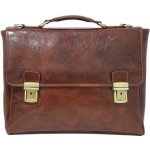 Talianska pánska kožená aktovka 7011 hnedá – Zboží Dáma