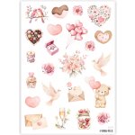 MINIMEE Papírové samolepky v aršíku A5 Láska Nebeská – Zboží Dáma