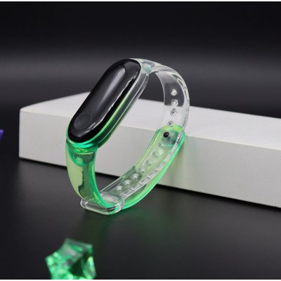 Xiaomi Mi Band 3/4 náhradní náramek Skleněný vzhled Zelený MBSCZ-SK504 – Zboží Živě