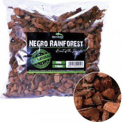 Terrario Negro Rainforest 500 g, 5 l