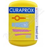 Curaprox Travel set žlutý 2 ks zubních kartáčků + zubní pasta 10 ml dárková sada – Zbozi.Blesk.cz