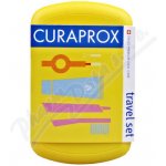 Curaprox Travel set žlutý 2 ks zubních kartáčků + zubní pasta 10 ml dárková sada – Sleviste.cz