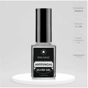 Enii Nails Antifungal protiplísňová péče na nehty silver gel 11 ml