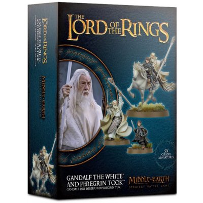 LOTR: Middle-Earth Strategy Battle Game Gandalf the White and Peregrin Took