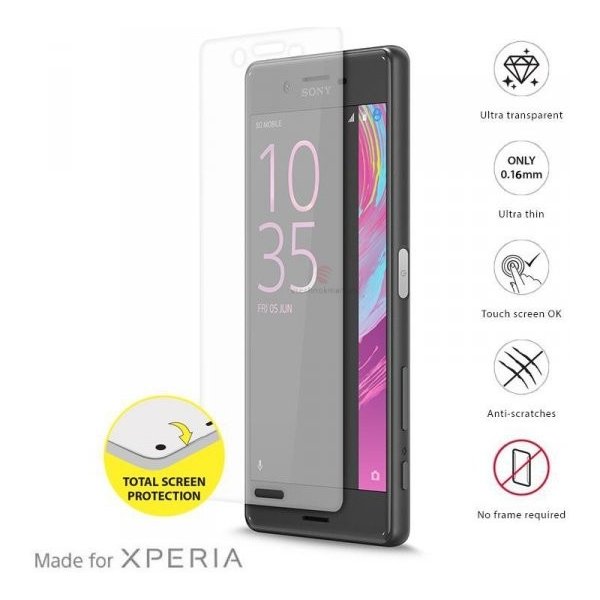 Ochranná fólie pro mobilní telefon PURO Full Edge Screen Protection MFX - Ochranná fólie na displej Sony Xperia X