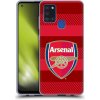 Pouzdro a kryt na mobilní telefon Samsung Pouzdro Head Case Samsung Galaxy A21s Arsenal FC Logo s pruhy