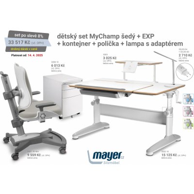 Mayer dětský set MyChamp šedý Expert – Zboží Mobilmania