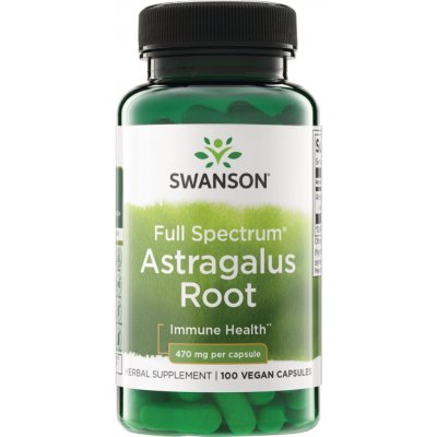 Swanson Astragalus Root Kozinec 470 mg 100 kapslí – Hledejceny.cz