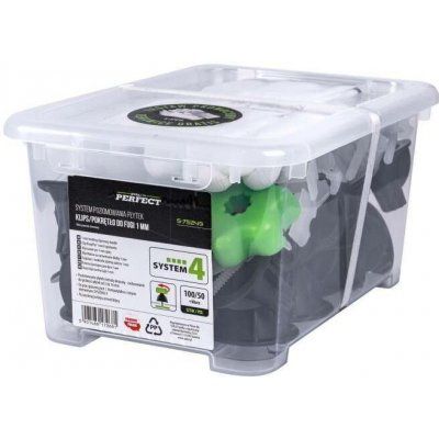 Nivelační souprava SYSTEM 4 3mm 100/50 ks STALCO PERFECT S-75255 – Hledejceny.cz