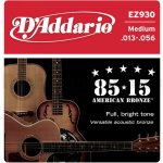 D'ADDARIO EZ930 80/15 Bronze Medium - .013 - .056 – Zboží Dáma