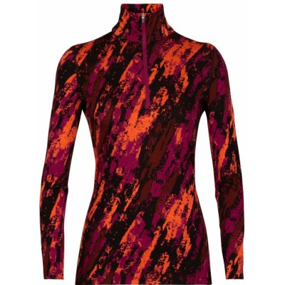 Icebreaker 250 Vertex LS Half Zip SediMenstary Cherry/Flash/Black/J