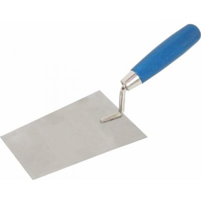 TOPTRADE lžíce zednická, nerezový plech, dřevěná rukojeť, 160 x 115 mm – Zboží Mobilmania