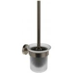 Ravak Kona WC štětka nástěnná s držákem sklo kartáčovaný grafit X07P1337 – Hledejceny.cz