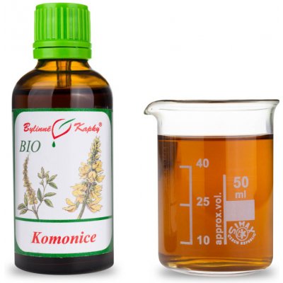 Bylinné kapky BIO Komonice BIO tinktura 50 ml – Hledejceny.cz