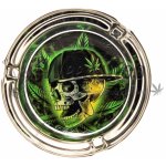 WeedShop Skleněný popelník Cannabis Skull Magic Weed – Zboží Dáma