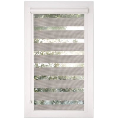 KRPOL Roleta Den a Noc v kazetě DN14 stříbrná 67 x 215 cm – Sleviste.cz